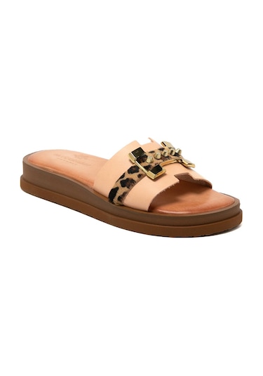 146 Camel Terlik Kadın 26215 Myconian 2025 Greek Sandal 146 Camel