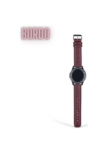 Vagave Samsung Uyumlu Active / Watch / Gear 20 Mm / 22 Mm Deri Kordon (482085373)
