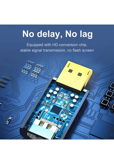 4k Destekli Display Port To Hdmı Çevirici Adaptör