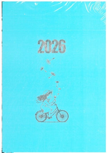 Özkan 2026 Gizli Spiralli Ajanda 12x17 Buz Mavi Buz Mavi