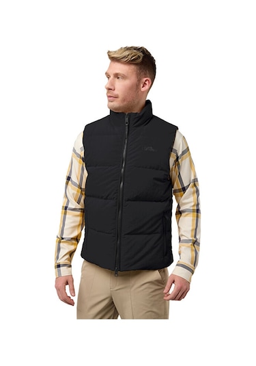 Jack Wolfskin Nordlicht Vest M Erkek Yeleği A60089-6000 Siyah A60089-6000 Siyah