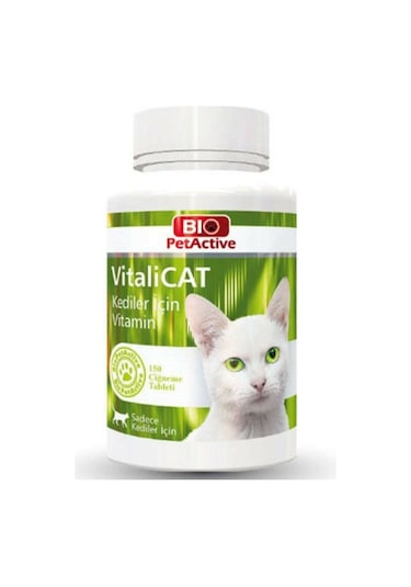 Bio Petactive Vitalicat Kediler için Multivitamin Tablet 150'li
