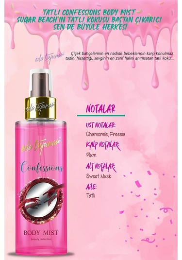 Eda Taşpınar Confessions Body Mist Vücut Spreyi 200 ML