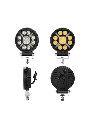 Arazi Aracı Tepe Ve Tampon Çalışma Lambası Ve Sis Farı 4 İnç 12-24v Gündüz Led Drl Sarı