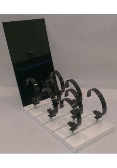 Ahşap Saat Display Küçük Boy Beyaz