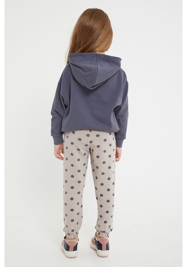 U.S. Polo Assn Lisanslı Antrasit Kız Çocuk Lastik Detaylı Eşofman Takım Antrasit