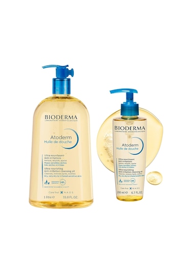 Bioderma Atoderm Huile De Douche Shower Oil 1000 ml + Bioderma At