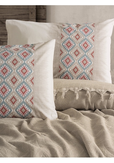Cotton Box Jakarlı Çift Kişilik Pike Takımı Papina Taş