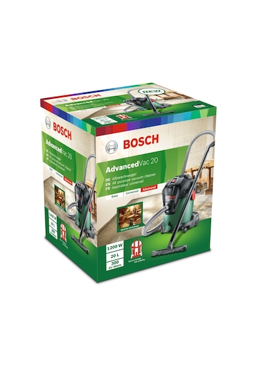 Bosch AdvancedVac 20 1200W Islak Kuru Elektrikli Süpürge - 06033D1200