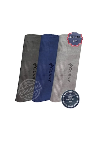 Qurry Sihirli Mikrofiber İz Bırakmaz Temizlik Bezi 3'lü 35 x 60 CM