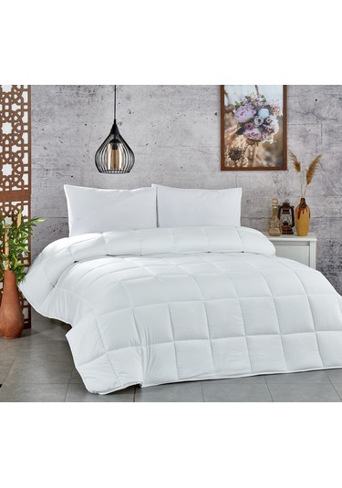 Komfort Home Çift Kişilik Polycotton Yorgan + 2 Yastık / V8 Çok Renkli