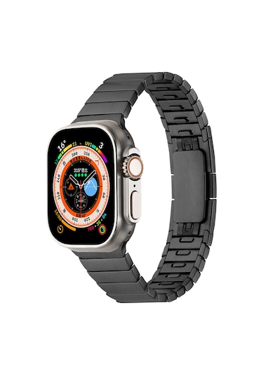 Watch 44mm Uyumlu Krd-82 Metal Zyl Kordon Rose Gold
