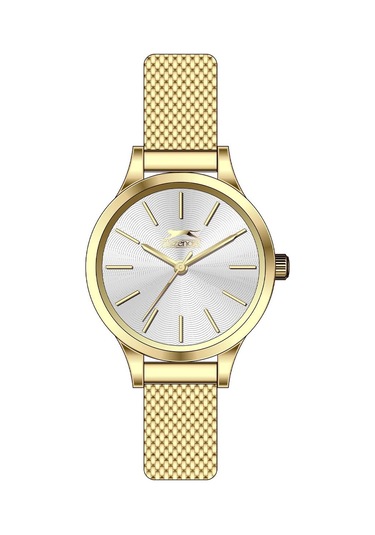 Slazenger Sl.09.2458.3.02 Kadın Kol Saati Altın