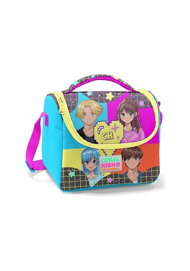 Coral High Kız Çocuk Anime Baskılı Okul Beslenme Çantası - Isı Yalıtımlı