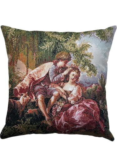 K50-Dokuma Goblen Kırlent Kılıfı