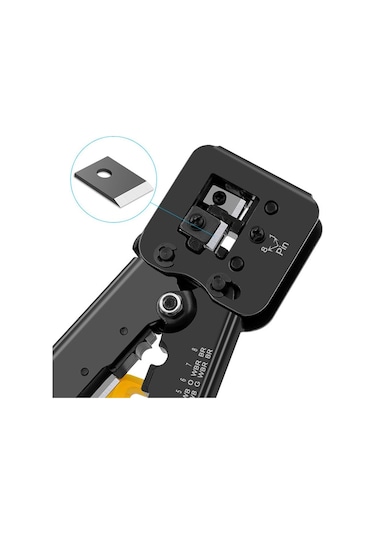 Ez Rj45 Rj11 Yeni Nesil Delikli Konnektör Pense 4445 Çakma Sıkma