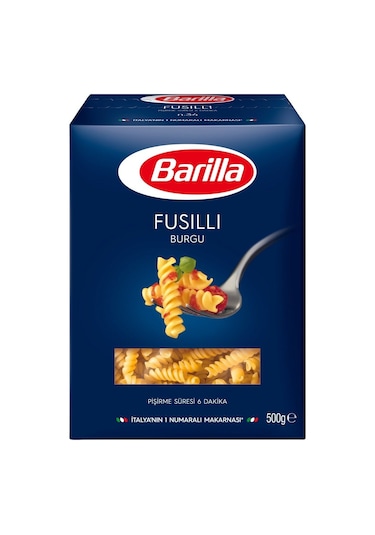 Barilla Fusilli Burgu Makarna 500 G