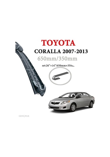 Toyota Uyumlu Coralla Silecek Takımı 2007-2013