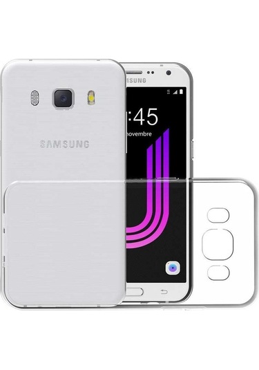 Kvy Samsung Galaxy Uyumlu J5 Kamera Korumalı Süper Silikon Kılıf