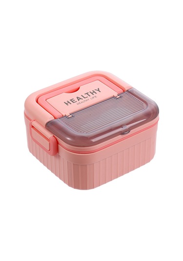 304 Paslanmaz Çelik Öğle Yemeği Kutusu Pirinçli Öğle Yemeği Kutusu Mor