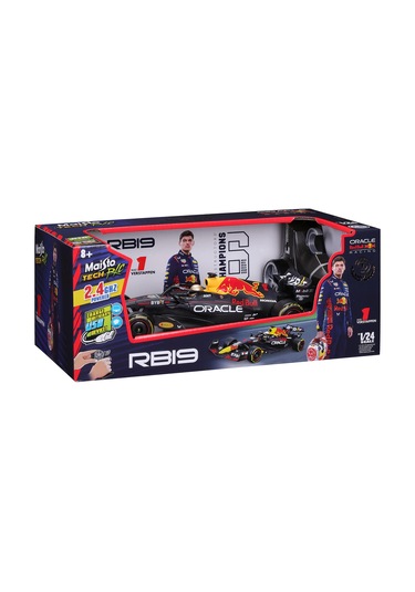 1/24 Formula 1 Yarış Serisi Red Bull Racing Rb19 - Max Verstappen Renkli