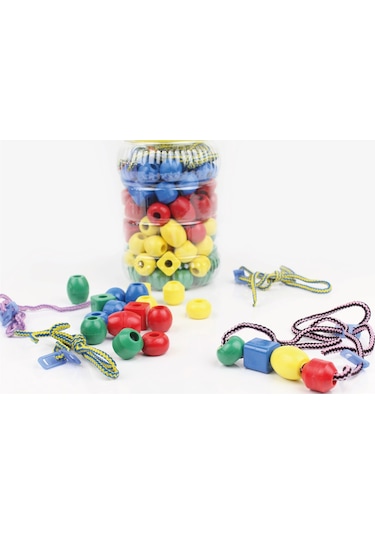 Plastik İpe Boncuk Dizme