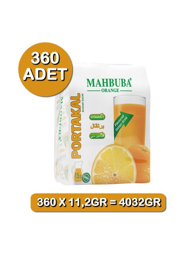 Mahbuba Portakal Aromalı Soğuk Toz İçecek 360x11.2gr