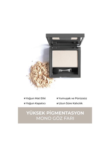 Alix Avien Göz Farı Mono Eyeshadow 101 Snowflake 3,2 G