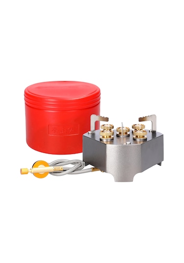 Yifomall 15800w 5 Aynalı Taşınabilir Kamp Çalışanı, Ayarlanabilir Ateş Kontrolü, Dış Mekan Cuisson, Koyu Gri Çok Renkli