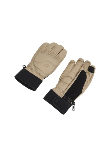Oakley Peak Leather Gloves Hum Krem