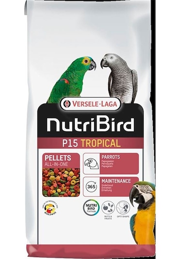 Versele Laga Nutribird P15 Pelet Tropical Papağan Yemi 1 KG