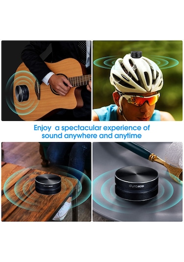 Teltree Kemikiletimli Tws Hoparlör, Bt5.0, 6 Saat Çalma Süresi, 115db Güçlü Ses, Mini Taşınabilir Kırmızı 1 Adet