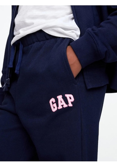 Gap 746745000 V-frch Ft Logo Jgr Kız Çocuk Eşofman Altı Lacivert