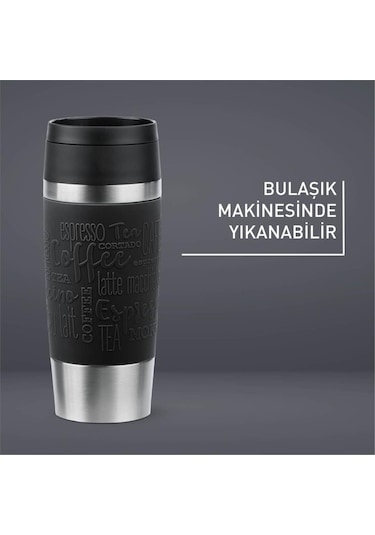 Travel Mug Termos Siyah - 0.36 L 001 Siyah