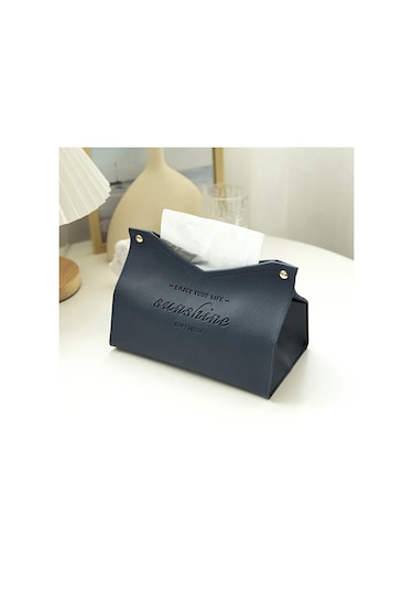 Pink1-leather Doku Kutusu Araba Doku Kutusu Ev Oturma Odası Dekorasyon Yatak Odası Mutfak Masaüstü İskandinav Büyük Saklama Kutusu Peçete Tutucu