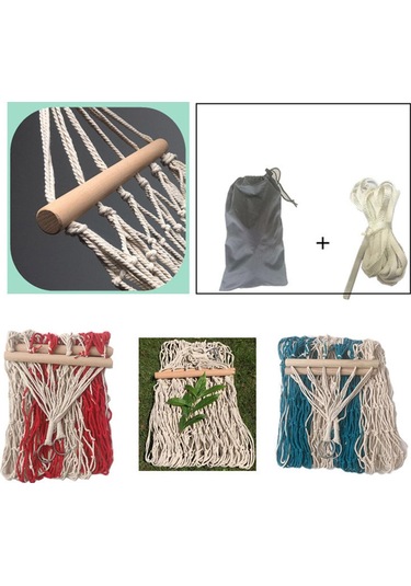 Suntek Kamp Hamak Ağır Katlanır Plaj Veranda Arka Bahçe Beyaz