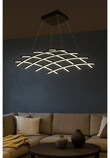 Cazy Led Avize Sarkıt Aether 70 70 Cm 100 Watt Çok Renkli