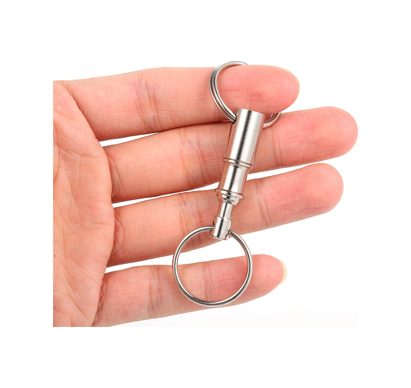 Youtek 2 Adet Metal Anahtar Zinciri, Paslanmaz Ve Dayanıklı, Çift Yönlü Ayrılabilir Tasarım, Anahtar Organizasyonu İçin Pratik Aksesuar Diğer