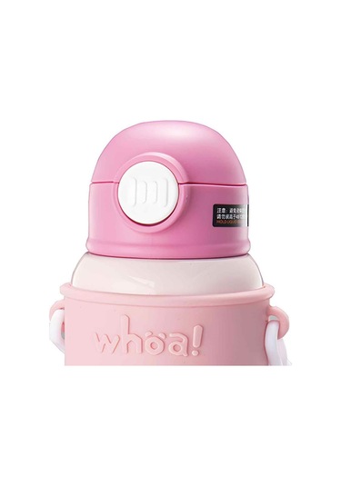 Shotay Happy Everyday Çelik Termos Matara Çocuk 480ml Pembe