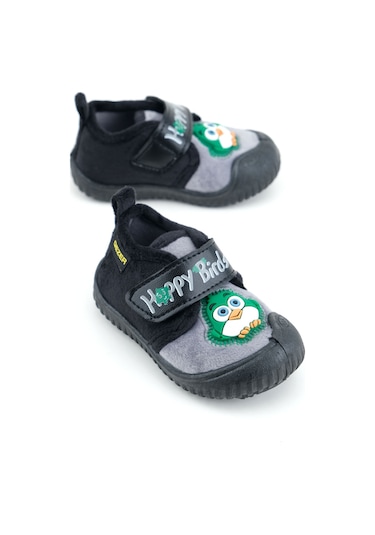 Gezer Kışlık Cırtlı Ayarlanabilir Rahat Taban Happy Birds Bebe Erkek Panduf Ayakkabı Ga2kbm.03363.00.3e7.0c