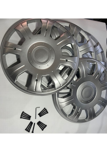 Karsan J9 Premier Pejo Gri Jant Kapağı 4 Adet Vida Ve Anahtarlı