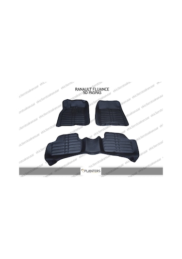 Ekiciler Renault Fluance 5D Paspas Siyah