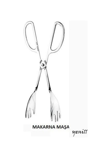 Yetkin Paslanmaz Çelik Makarna Maşası Makası