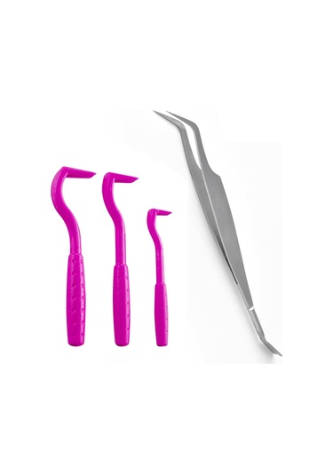 Geekyou Köpek Kenevir Çıkarıcı Seti: 3 Plastik + 1 Çift Uçlu Paslanmaz Çelik Çekiç, Evcil Hayvanenize Kenevir Ve Bit Kemerlerini Kolayca Temizleyin