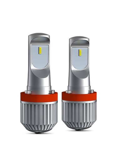 Youmex 2 Adet Araç Led Sis Farı Ampulü H8/h9/h11, Su Geçirmez 6000k 80w 12000lm Parlak Led Işık, Kolay Montaj