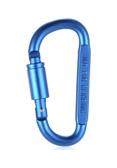 Besthome1 Tomshoo Alüminyum Alçı Kilit Seti - 9 Adet D-şekilli Kanca + 15cm Tel Çember - Mavi