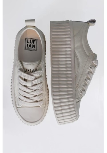 Lufian Lufıan Dıana Beyaz Deri Kadın Sneaker 001