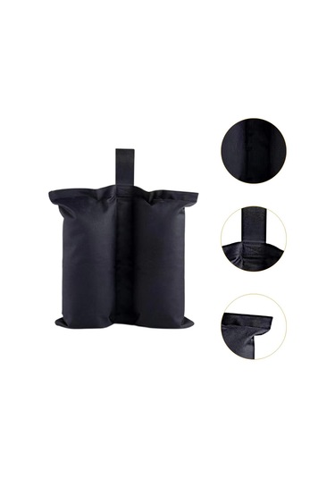 Homyl 4 Adet Kum Torbaları Taşınabilir Gölgelik Siyah