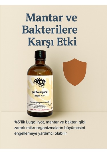 Engin Gezici %5 Lugol İyot Çözeltisi 100 ML