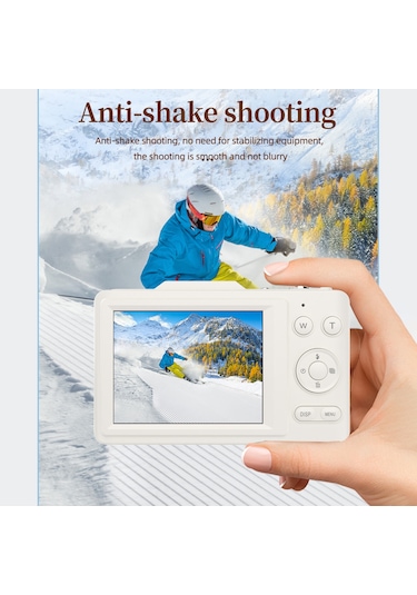 4k Dijital Kamera Taşınabilir 48 MP 2.8" Ips Ekran Titreşim Önleyici 16x Zoom